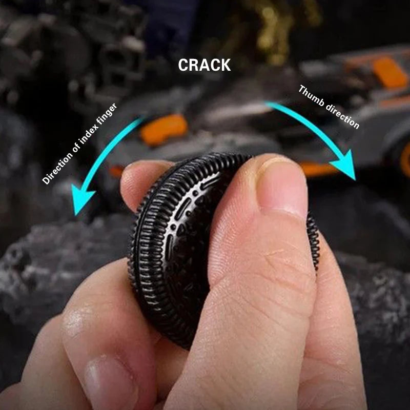 Magnetic Biscuit Fidget Spinner Coin – Stress Relief EDC Toy