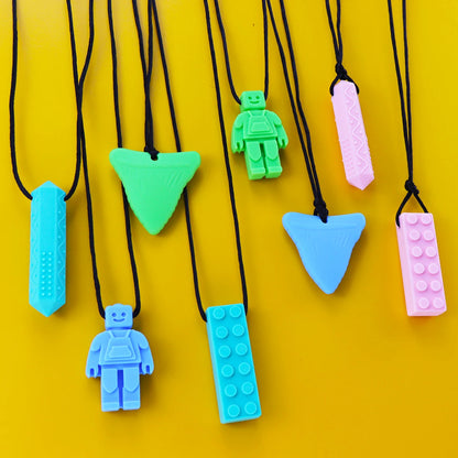 Kids Sensory Chew Necklace 2 Pack