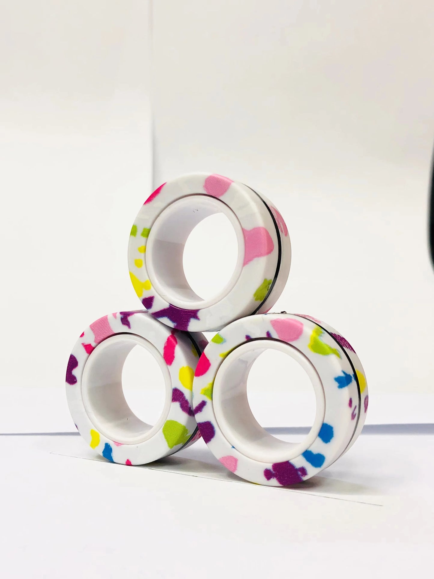 Magnetic Fidget Spinner Rings Set