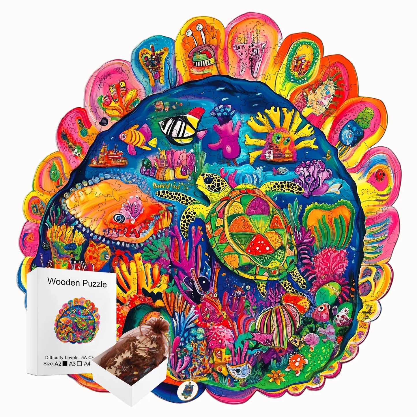 Fantasy Wooden Puzzle Decor Toy