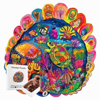 Fantasy Wooden Puzzle Decor Toy