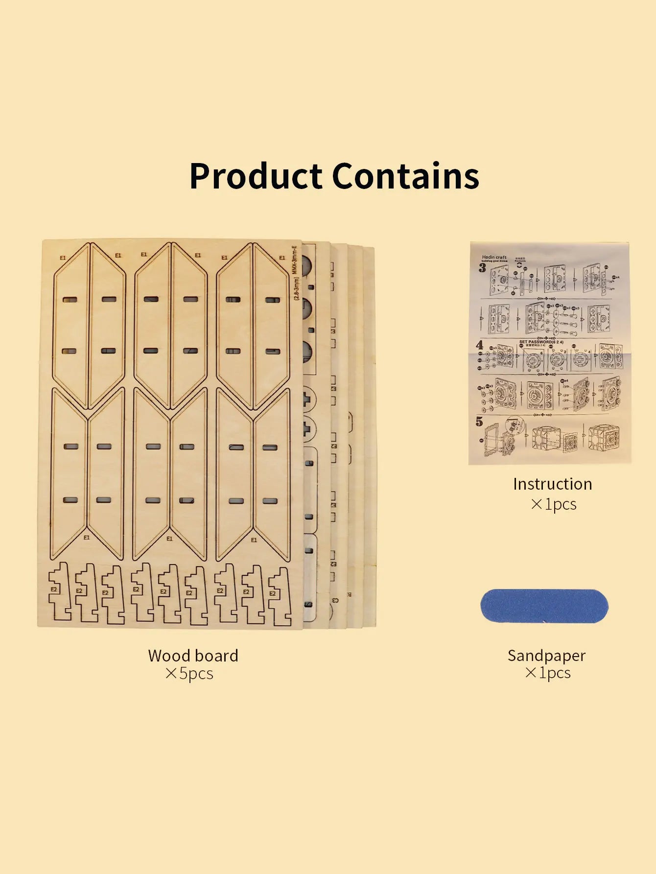 Wooden Puzzle Box DIY Model Kit