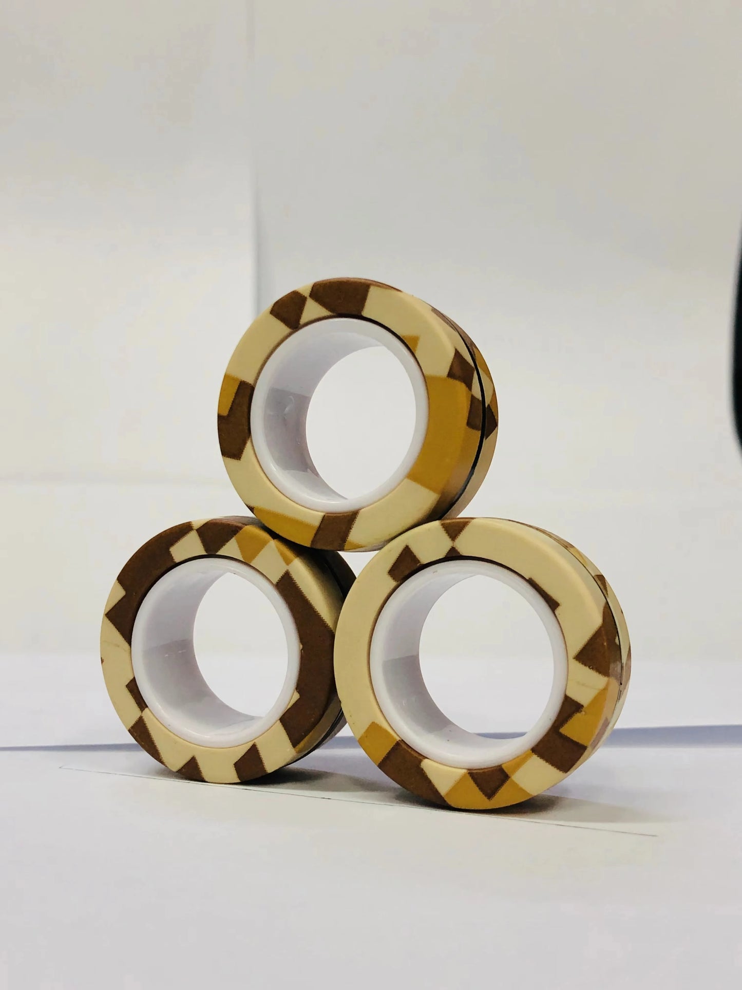 Magnetic Fidget Spinner Rings Set