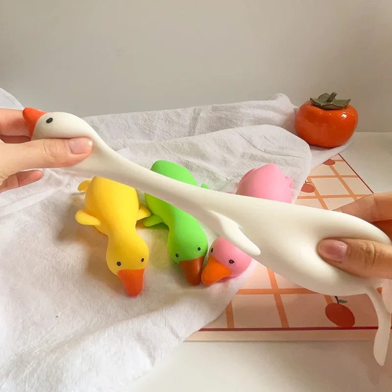 Cute Duck & Goose Squishy Toy – Stress Relief Squeeze Toy for Kids & Adults