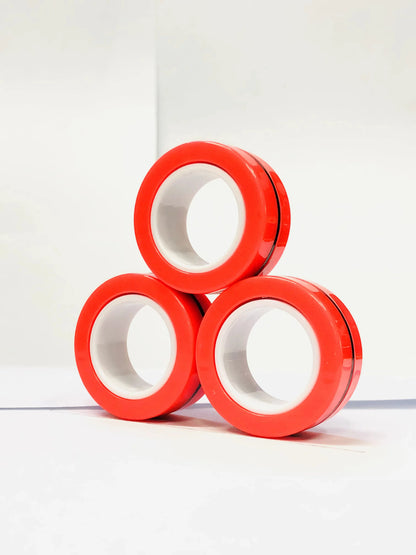 Magnetic Fidget Spinner Rings Set
