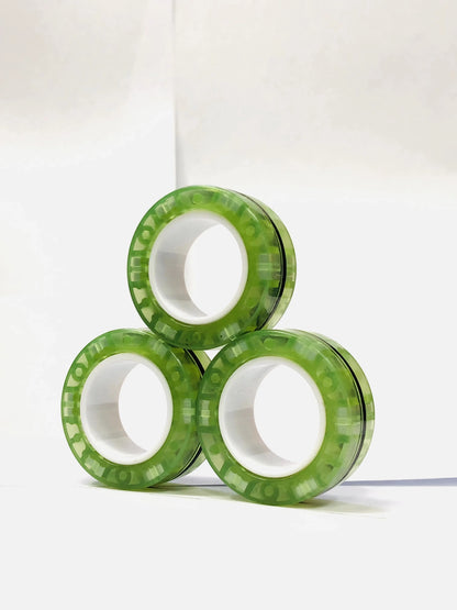 Magnetic Fidget Spinner Rings Set