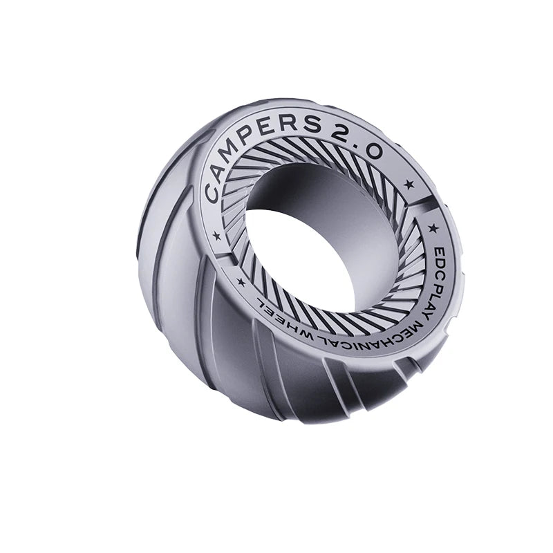 Rotating Metal Fidget Stress Relief Ring