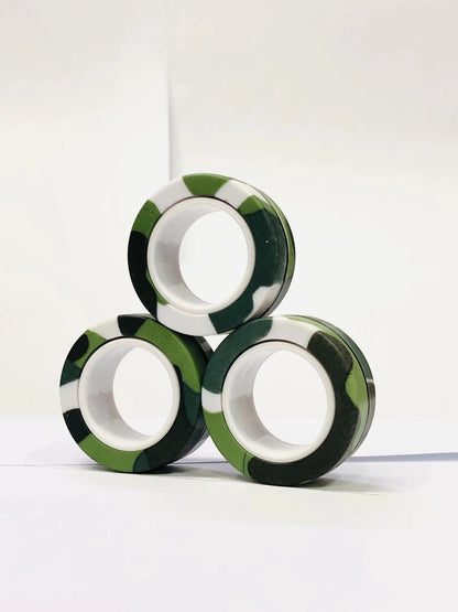 Magnetic Fidget Spinner Rings Set