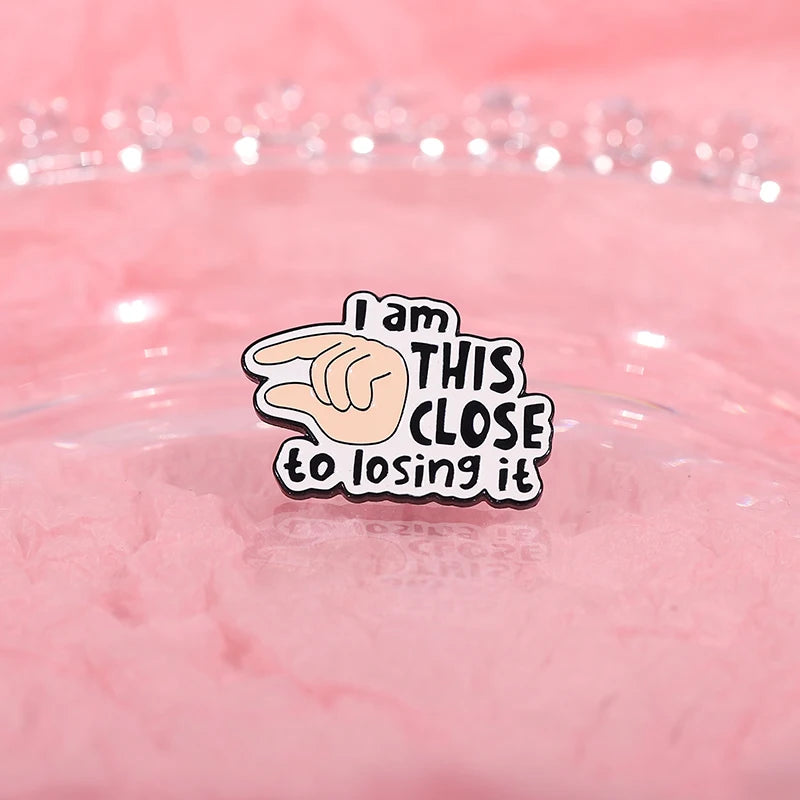 Funny Neurodivergent Enamel Pin