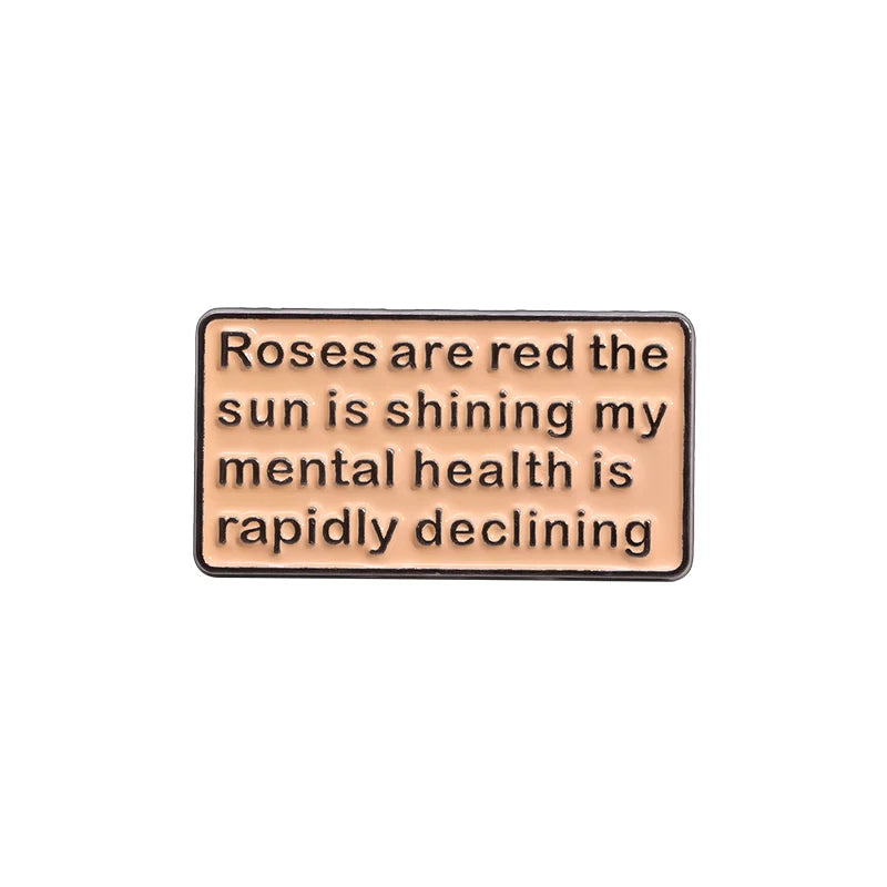 Mental Health Awareness Enamel Pin