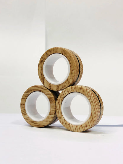 Magnetic Fidget Spinner Rings Set
