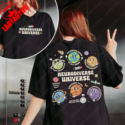 Autism Awareness Space T-Shirt Design Download