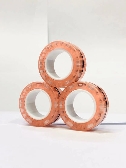 Magnetic Fidget Spinner Rings Set