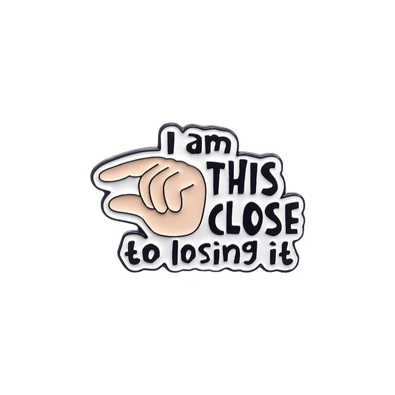 Funny Neurodivergent Enamel Pin