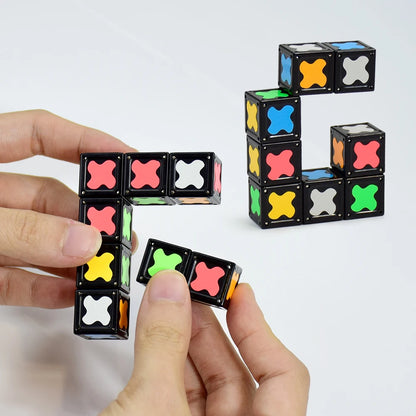Magnetic Transformable Fidget Cube Spinner