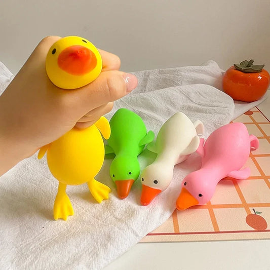 Cute Duck & Goose Squishy Toy – Stress Relief Squeeze Toy for Kids & Adults