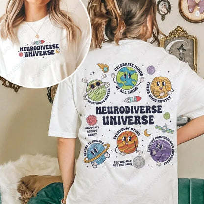 Autism Awareness Space T-Shirt Design Download