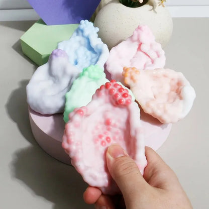 Crunchy Squishy Stress Ball Dual Texture Sensory Toy