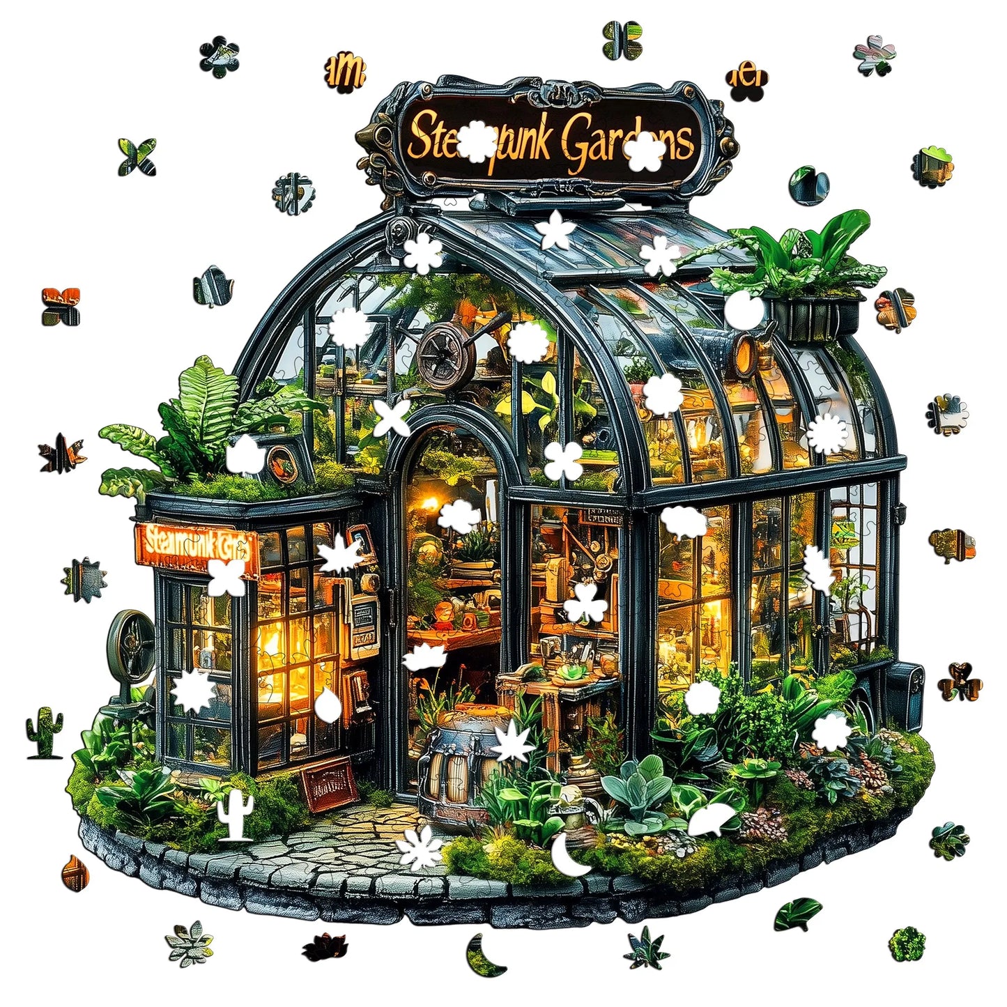 Fantasy Wooden Puzzle Decor Toy