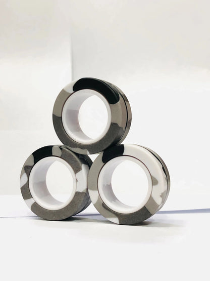 Magnetic Fidget Spinner Rings Set