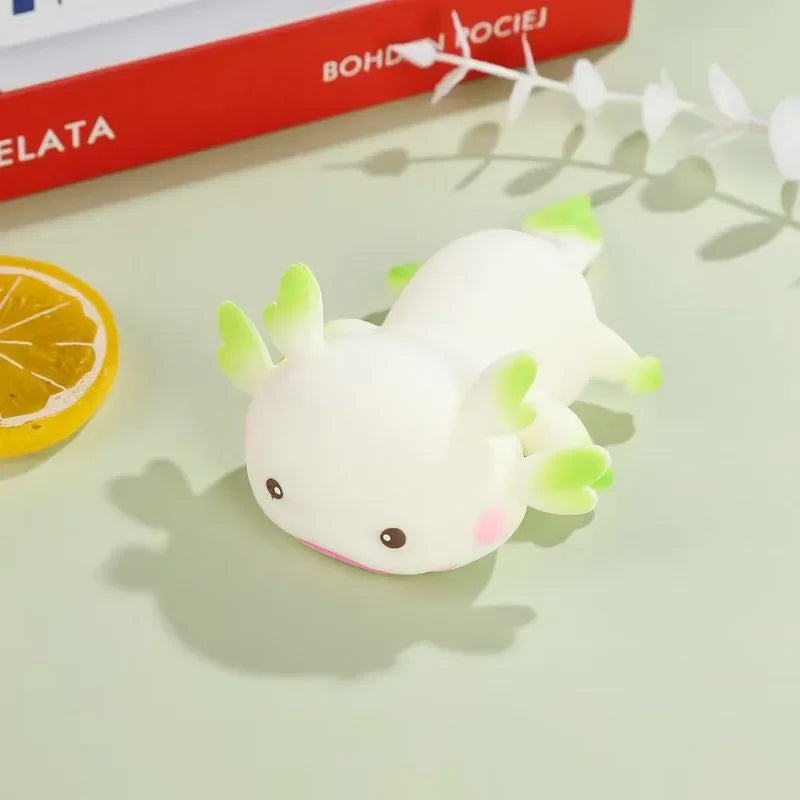 Axolotl Squishy Stress Relief Toy – Cute Slow Rebound Squeeze Toy for Kids & Adults