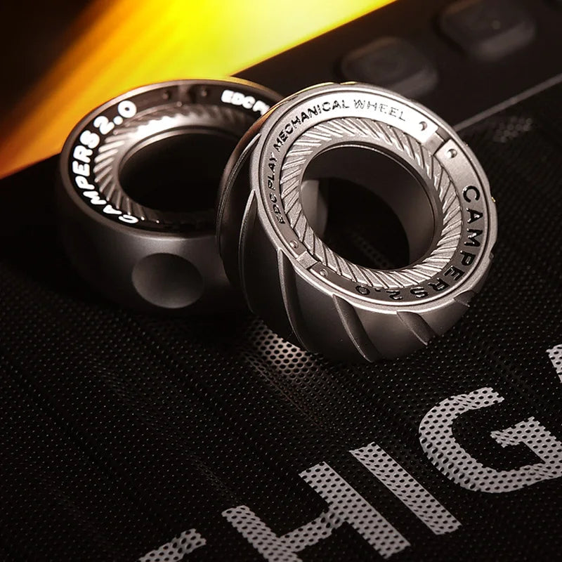 Rotating Metal Fidget Stress Relief Ring