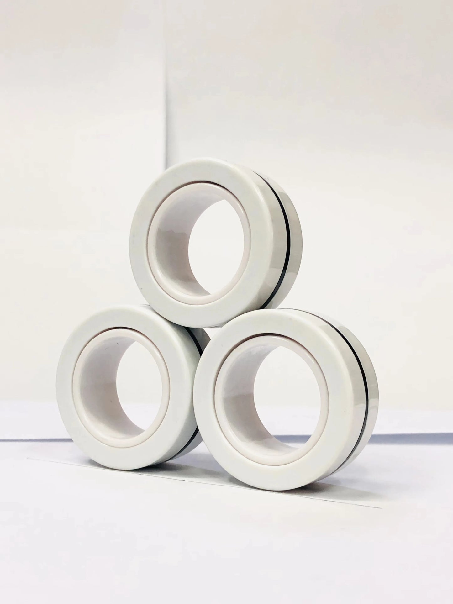 Magnetic Fidget Spinner Rings Set