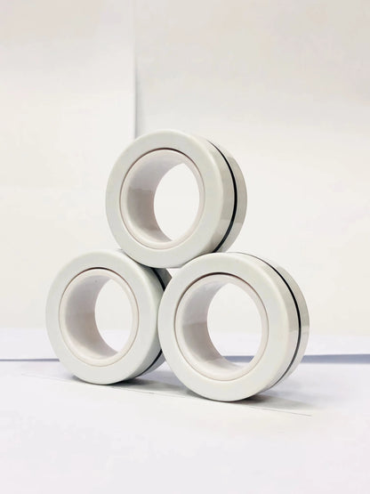 Magnetic Fidget Spinner Rings Set