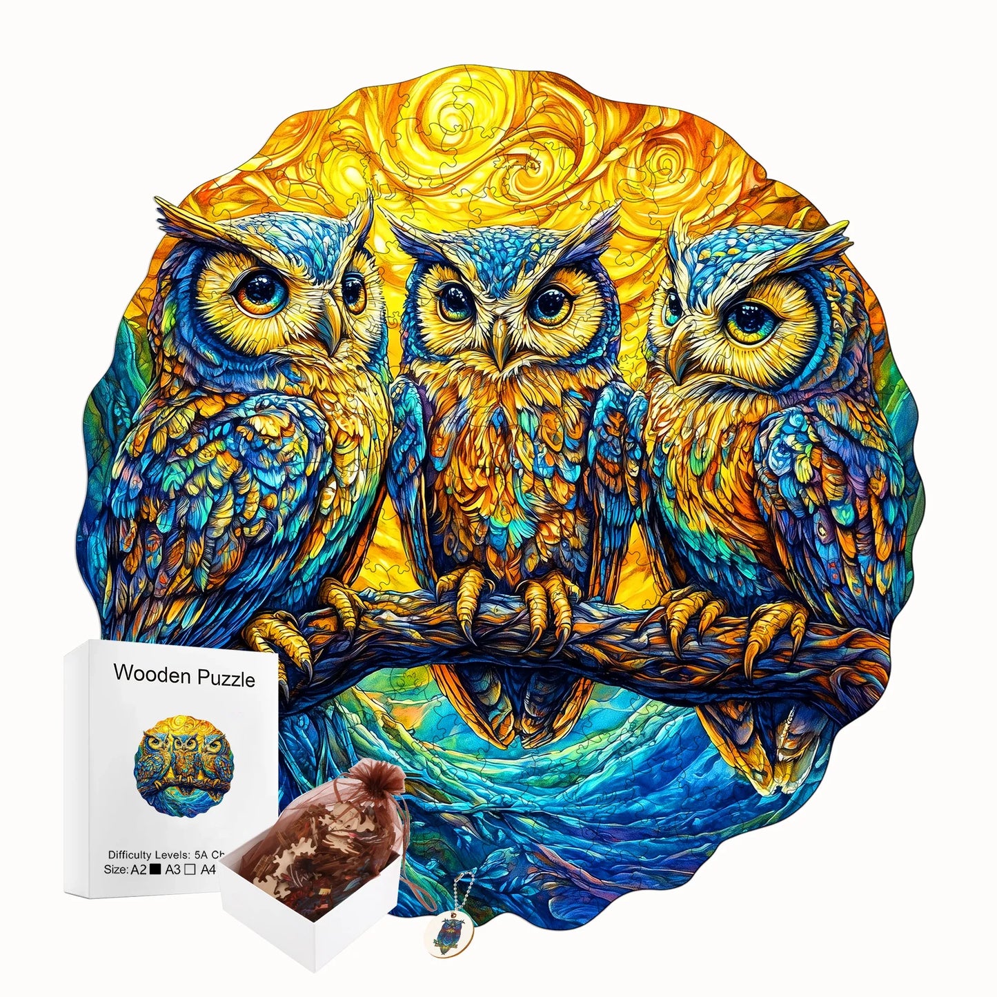Fantasy Wooden Puzzle Decor Toy
