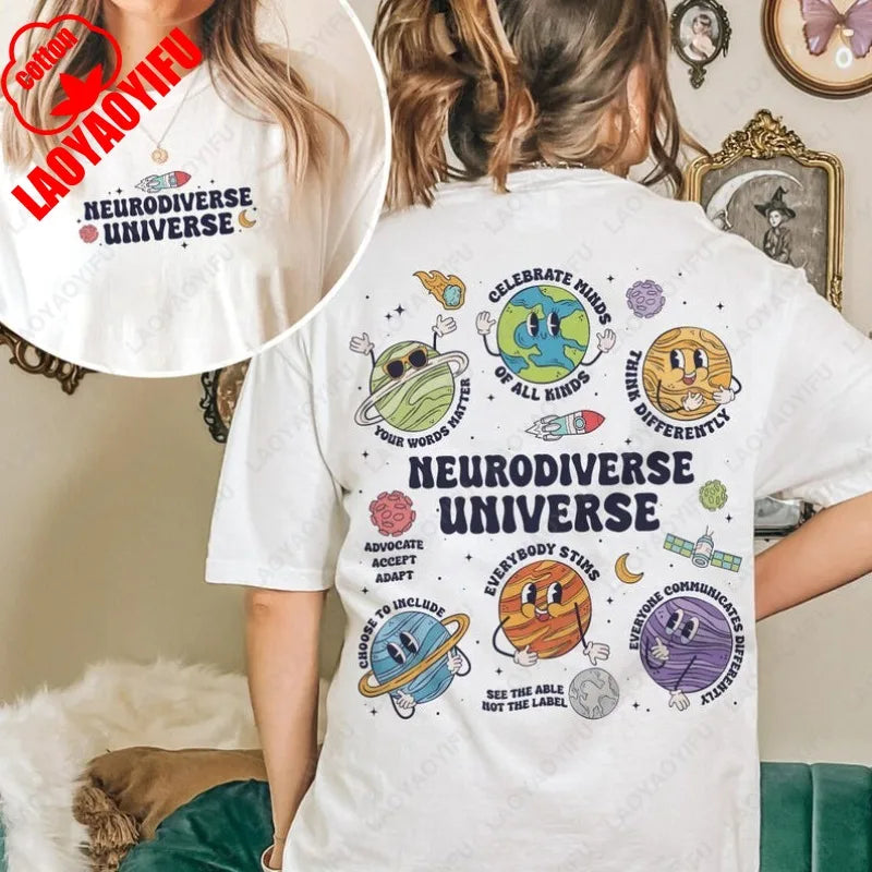 Autism Awareness Space T-Shirt Design Download