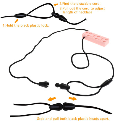 Kids Sensory Chew Necklace 2 Pack