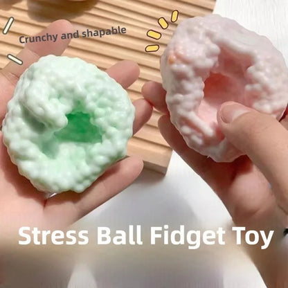 Crunchy Squishy Stress Ball Dual Texture Sensory Toy