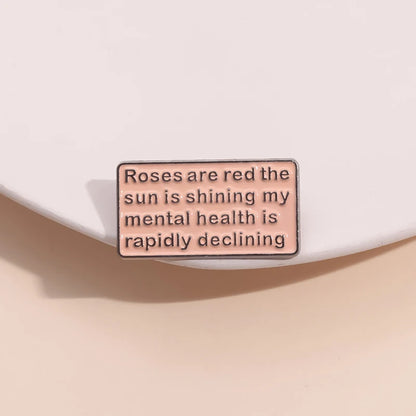 Mental Health Awareness Enamel Pin
