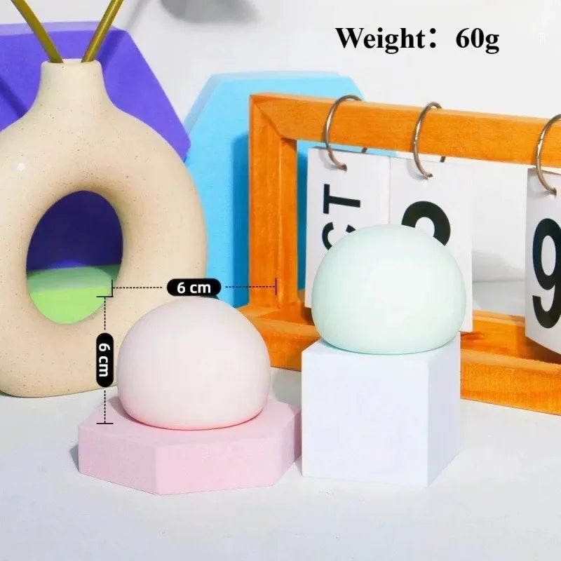 Crunchy Squishy Stress Ball Dual Texture Sensory Toy for Anxiety Relief - Fidget Hand Exercise Relax ADHD Focus Adult Kids Gift