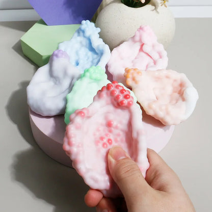 Crunchy Squishy Stress Ball Dual Texture Sensory Toy