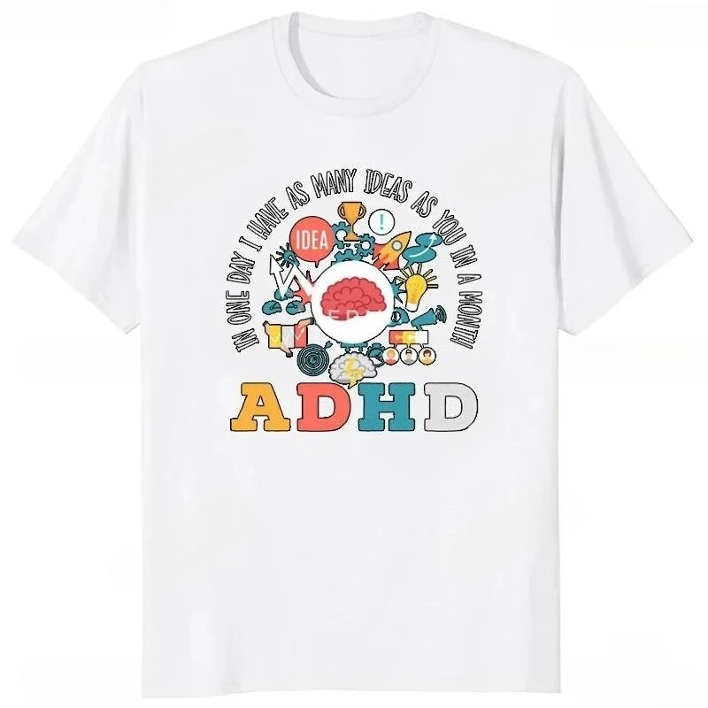Neurodiversity Awareness Graphic T Shirt for Women