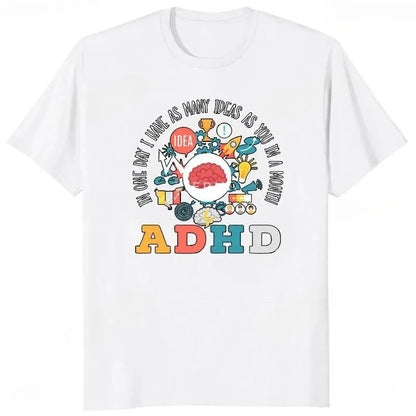 Neurodiversity Awareness Graphic T Shirt for Women