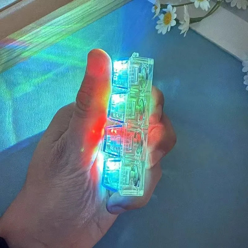 LED Keyboard Clicker Fidget Keychain