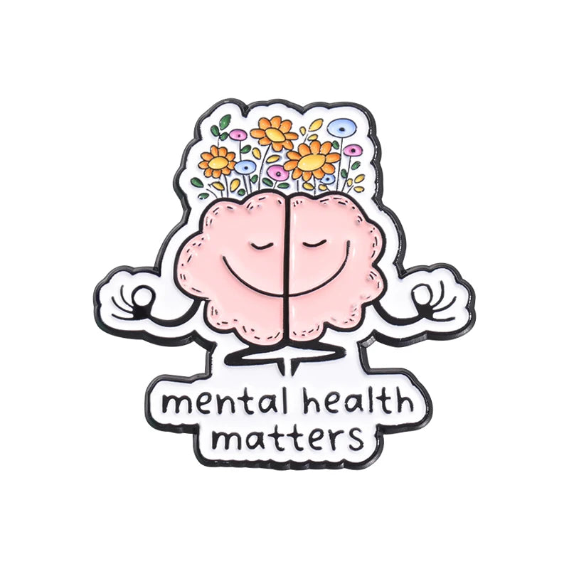 Mental Health Awareness Enamel Pin