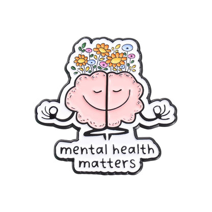 Mental Health Awareness Enamel Pin