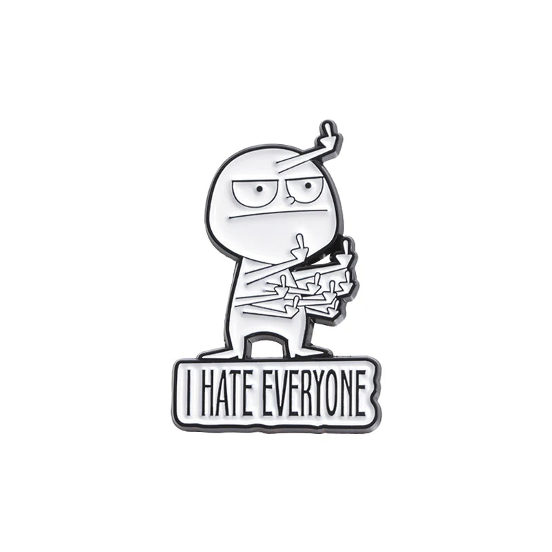 Funny Neurodivergent Enamel Pin