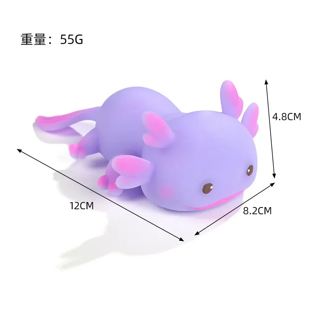 Axolotl Squishy Stress Relief Toy – Cute Slow Rebound Squeeze Toy for Kids & Adults