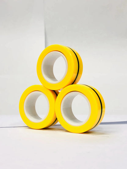 Magnetic Fidget Spinner Rings Set