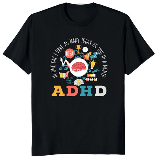 Neurodiversity Awareness Graphic T Shirt for Women