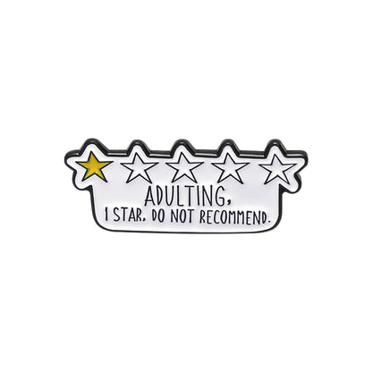 Funny Neurodivergent Enamel Pin