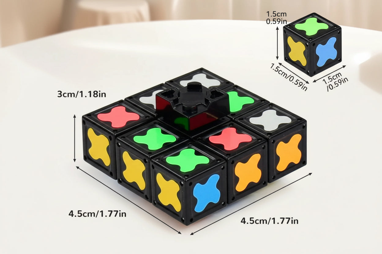 Magnetic Transformable Fidget Cube Spinner