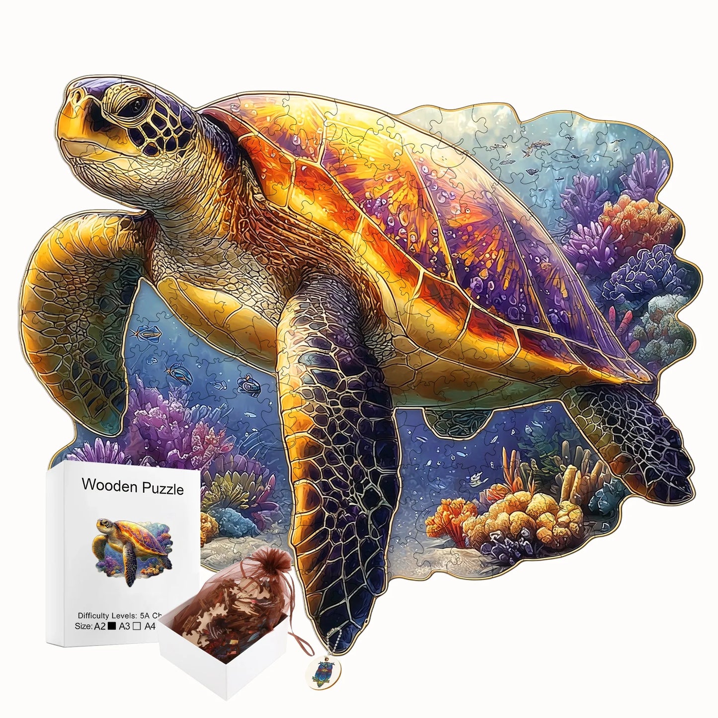 Fantasy Wooden Puzzle Decor Toy