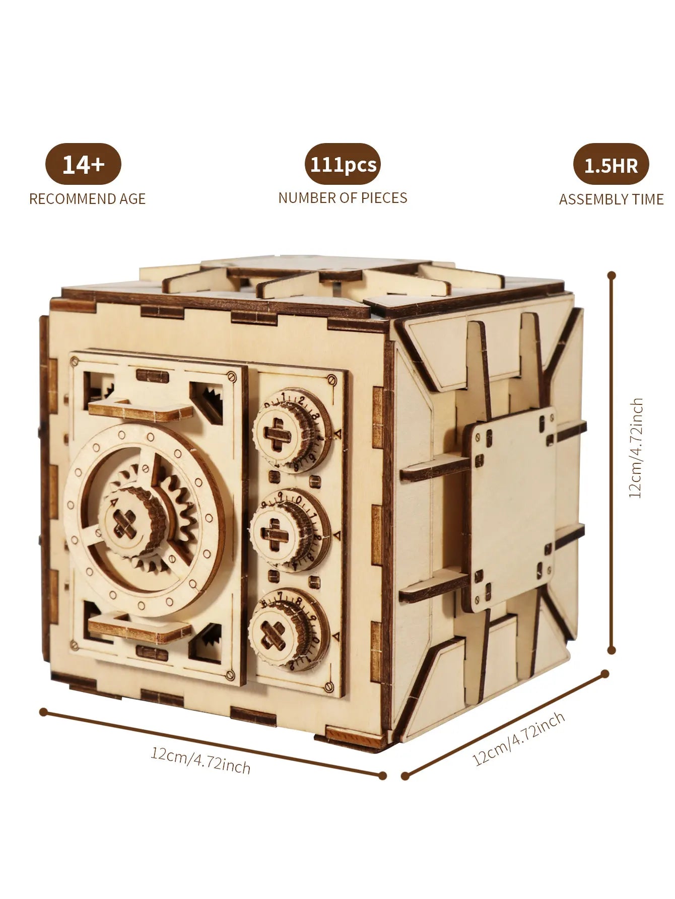 Wooden Puzzle Box DIY Model Kit